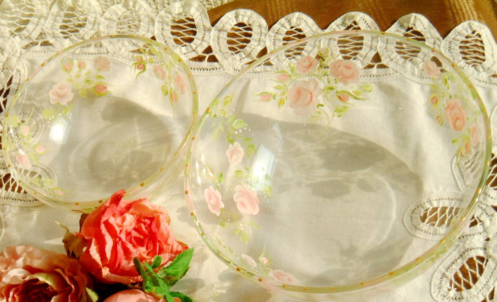 【オトクに買えます！　開店オープンセール！】ピンクローズ　ボウル　Lサイズ