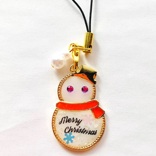 X'mas☆雪ダルマとツリー　他レジンキーホルダー計6点 X´mas☆雪ダルマとツリー 他レジンキーホルダー計6点