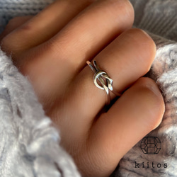 silver925 設計結戒指 戒指尺寸免費 kiitos 第4張的照片