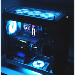 PC MAGLAS ガラストップ（サンゴバン高透明ガラス/小口磨き）【ゲーミングPC用・ホコリ防止・防塵ガラスカバー】 9枚目の画像