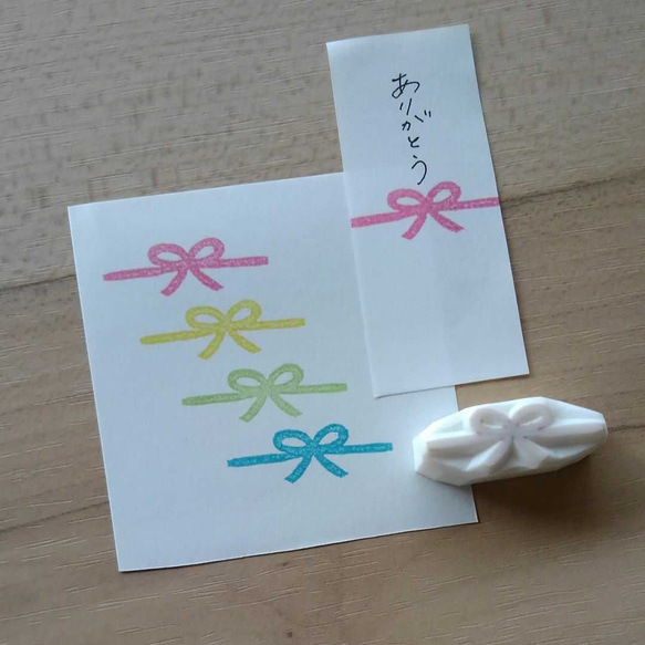 小さな水引の消しゴムはんこ はんこ・スタンプ のんびり屋 通販