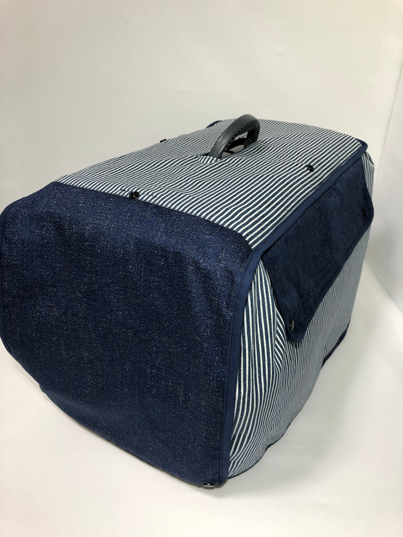 リッチェルキャリーMカバー（ヒッコリー・デニム柄） ハウス・小屋