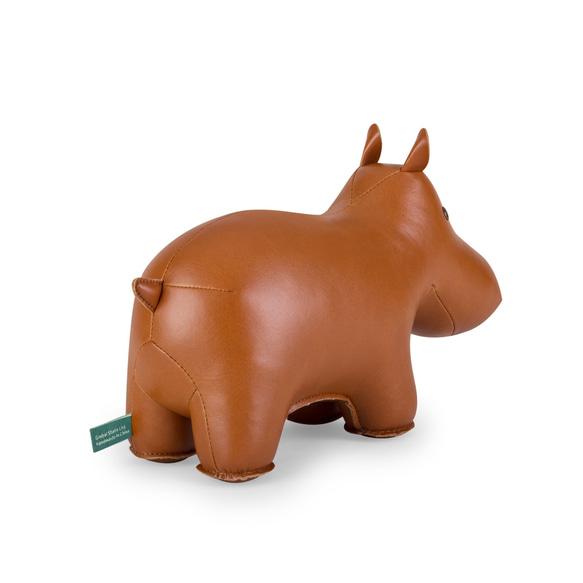 Zuny - Hippo 河馬造型動物書擋 (棕色) - ZCBV06321001 第4張的照片