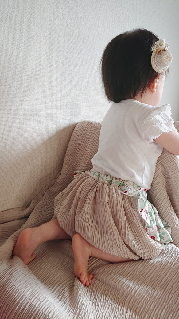 エプロン付きカボチャパンツ 7枚目の画像