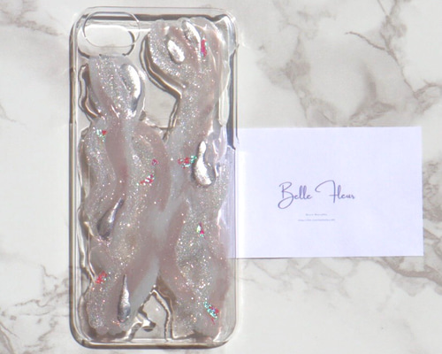 ハンドメイド iPhoneカバー×2 0_95d4a2e42dcaa2e753bcbc80eae3