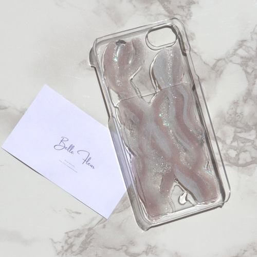 iPhoneケース 7・8 ・SE第二世代 ぷっくりニュアンス
