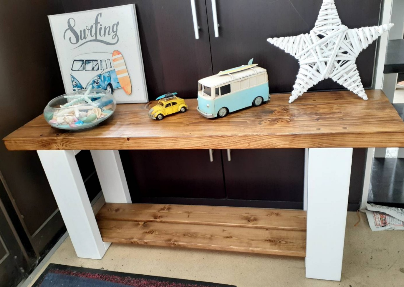 ハンドメイド☆ベンチ☆飾り棚 7,400円