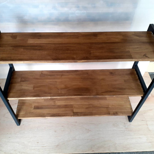 ハンドメイド☆アイアンラック☆飾り棚☆ 棚・シェルフ・ラック