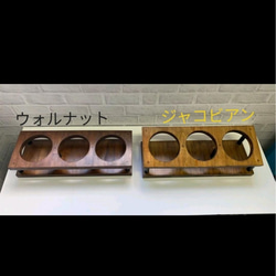 ハンドメイド■ペットフードスタンド■3口フラット■餌台■餌入れ 4枚目の画像