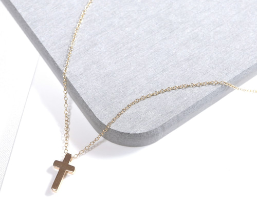 【国内発送】K14GF* ゴールド クロス ミニマルネックレス 楽天市場】☆祝16周年記念SALE☆【送料無料・ギフトBOX付】K14GF