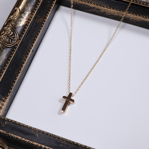 【国内発送】K14GF* ゴールド クロス ミニマルネックレス 楽天市場】☆祝16周年記念SALE☆【送料無料・ギフトBOX付】K14GF