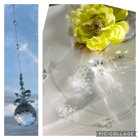 キラキラ☆人気のサンキャッチャーデビューに！！要望の多いテグス