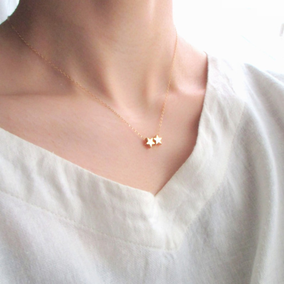 STAR necklace …　星の数が選べるネックレス　 6枚目の画像