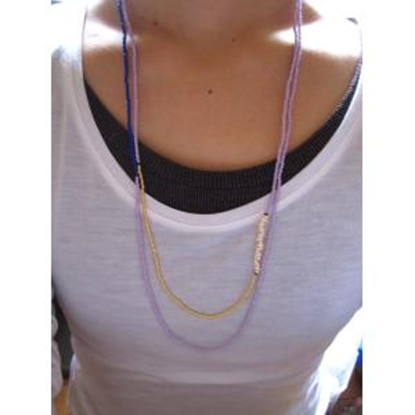 long beaded necklace 2枚目の画像