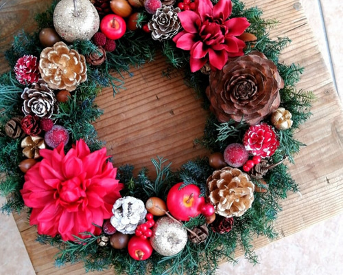 2日以内発送】来年も飾れる♡27cmの本物のヒムロスギとたっぷりの