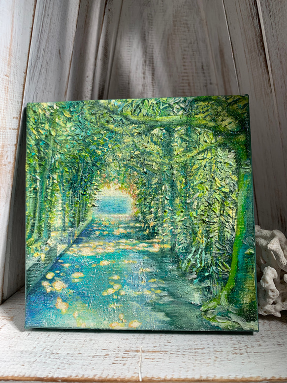 SOLD】沖縄✴︎備瀬のフクギ並木/絵画 アート 原画 送料無料 絵画