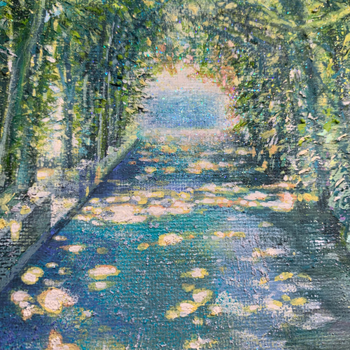 SOLD】沖縄✴︎備瀬のフクギ並木/絵画 アート 原画 送料無料 絵画