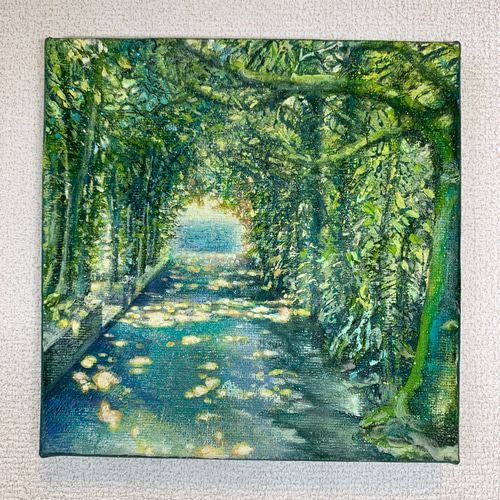 SOLD】沖縄✴︎備瀬のフクギ並木/絵画 アート 原画 送料無料 絵画