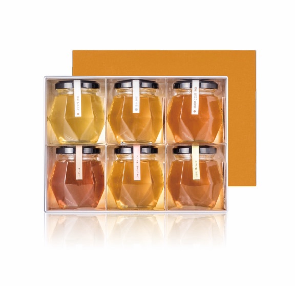 【内祝い お誕生日 ギフト 贈り物 お中元 お歳暮 プレゼント】[1765]国産はちみつ856ラベル100g ６本セット