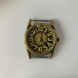 時計本体キット（３８３６・アンティークゴールドカラー） 1枚目の画像