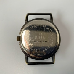 時計本体キット（８０１５・アンティークゴールドカラー） 2枚目の画像