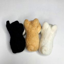 【【三柴一生】羊毛氈盆栽擺飾  柴犬の鉢植え Wool felt 第3張的照片