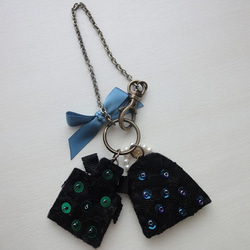 juria×Runway Jewelry 青いチャームのセット 3枚目の画像
