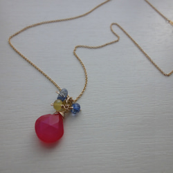 〔14kgf〕autumn berry necklace & wrap 3枚目の画像