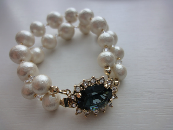 14cm Dahlia bracelet crystal / basic 1枚目の画像