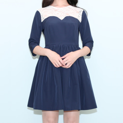 Blue Grosgrain Dress 2枚目の画像