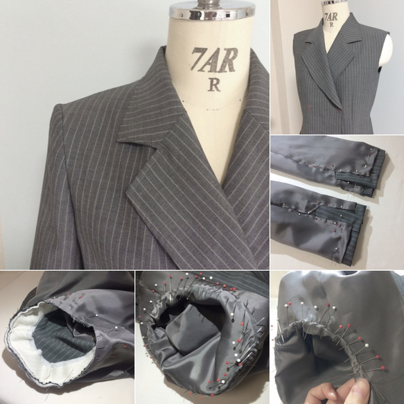 Gray Double Jacket 3枚目の画像