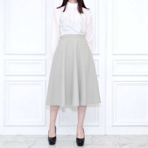 [自己採寸オーダー] ネックギャザーブラウス 3枚目の画像