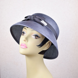 《送料無料》 胡蝶の マフィン クロシェ レトロ な形の 帽子 夏帽子 titimpuipui 5枚目の画像