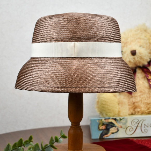 《送料無料》 おめかし キトゥン クロシェ レトロ な形の 帽子 夏帽子 titimpuipui 4枚目の画像