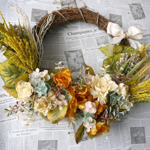 アーティフィシャルフラワー リースブーケ
