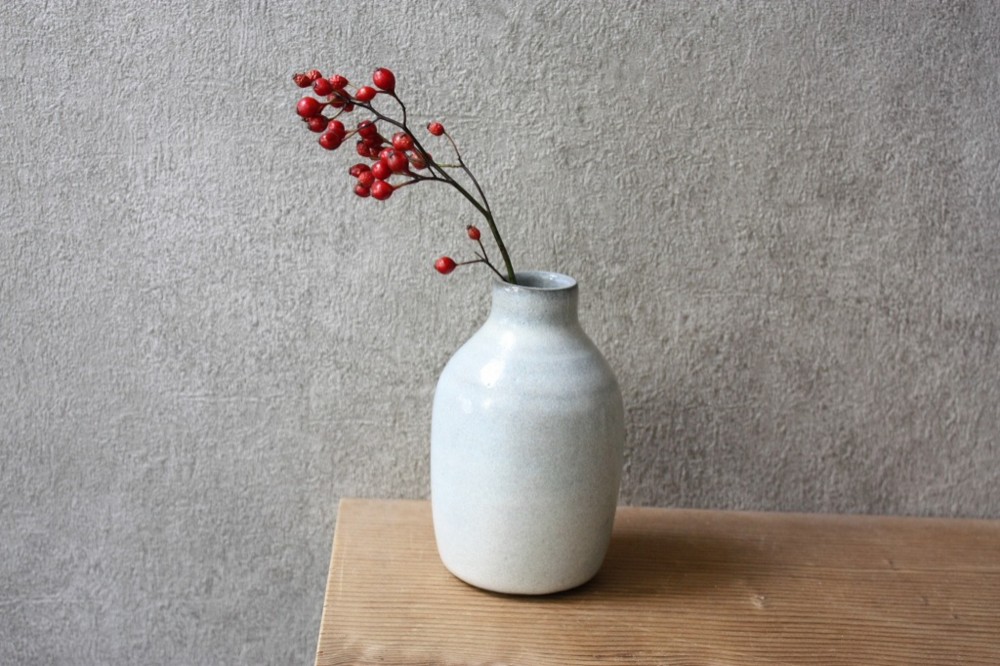 灰釉　酒器　花器　一輪挿し