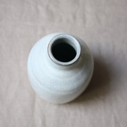 一輪差し花瓶（白色） 4枚目の画像