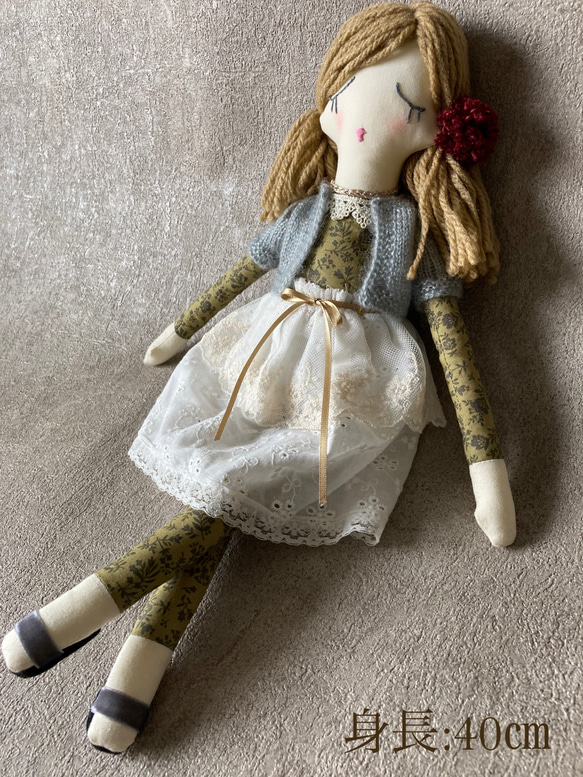 手作り人形　ハンドメイド 女の子 ハンドメイドドール 手作り人形 プレゼント 誕生日