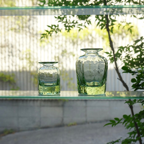 いぐさガラスの一輪挿し 一輪挿し・花瓶・花器 ぐらすたTOMO 通販