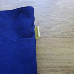 帆布のトートバック　 (11号）A4が横に入ります。（持ち手は30ｃｍ）裏地は紺色 5枚目の画像