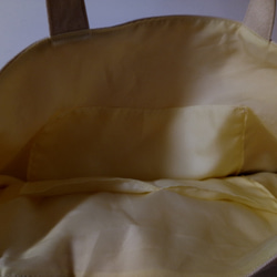 尾道帆布 １１号　裏地は黄色のポリエステル 4枚目の画像