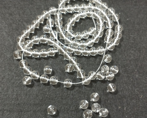 Creema限定ネコポス送料無料】天然石水晶AAA8㎜ クリスタルフラーレン