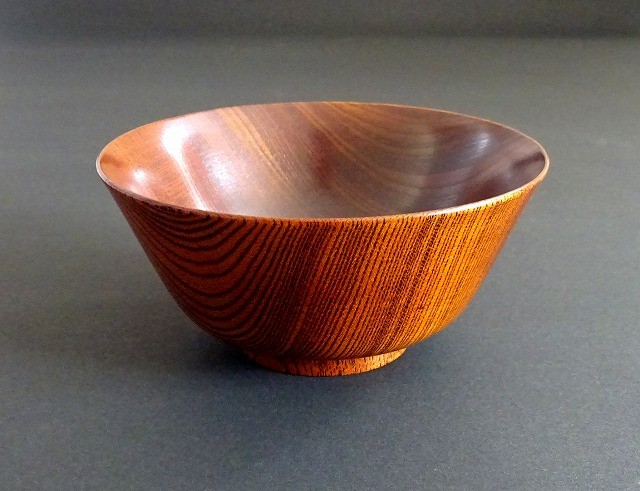 ケヤキ　羽反りめし椀