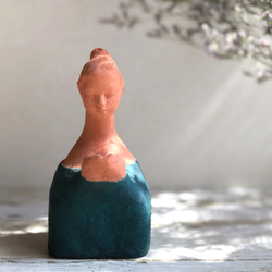 石粉粘土作品「The Bear and the Samurai」 立体・オブジェ マーク