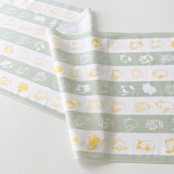新顏色108貓的底巾（檸檬色） 第2張的照片
