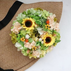ひまわり リース mini ~Sunflower~ 5枚目の画像