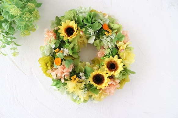 再7 ひまわり リース ~Sunflower~ 7枚目の画像