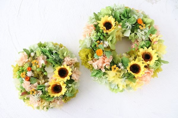 再7 ひまわり リース ~Sunflower~ 6枚目の画像