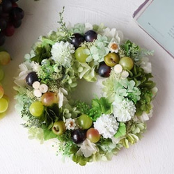 再販×9 リース マスカット グリーン 5枚目の画像