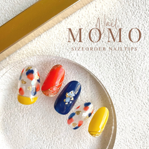 カラフル塗りかけネイル ✽ ニュアンスネイル 綺麗めネイル